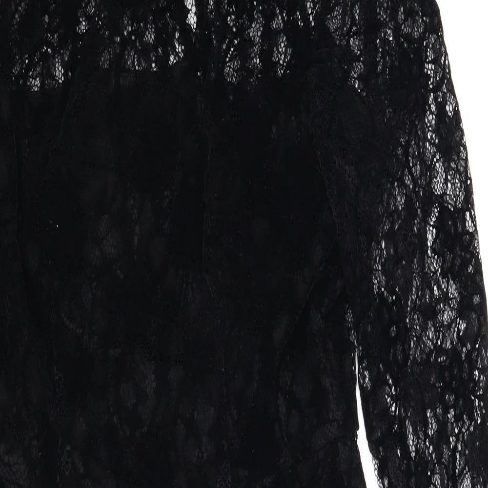 M&S Womens Black   Pencil Dress  Size 10