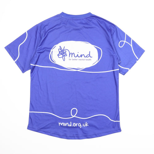 Mind Mens Blue   Basic T-Shirt Size L