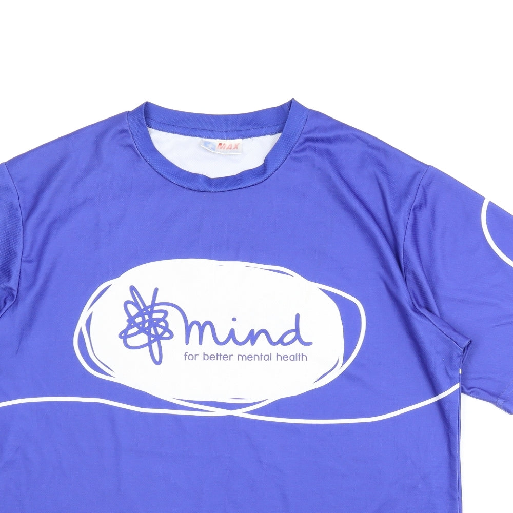 Mind Mens Blue   Basic T-Shirt Size L