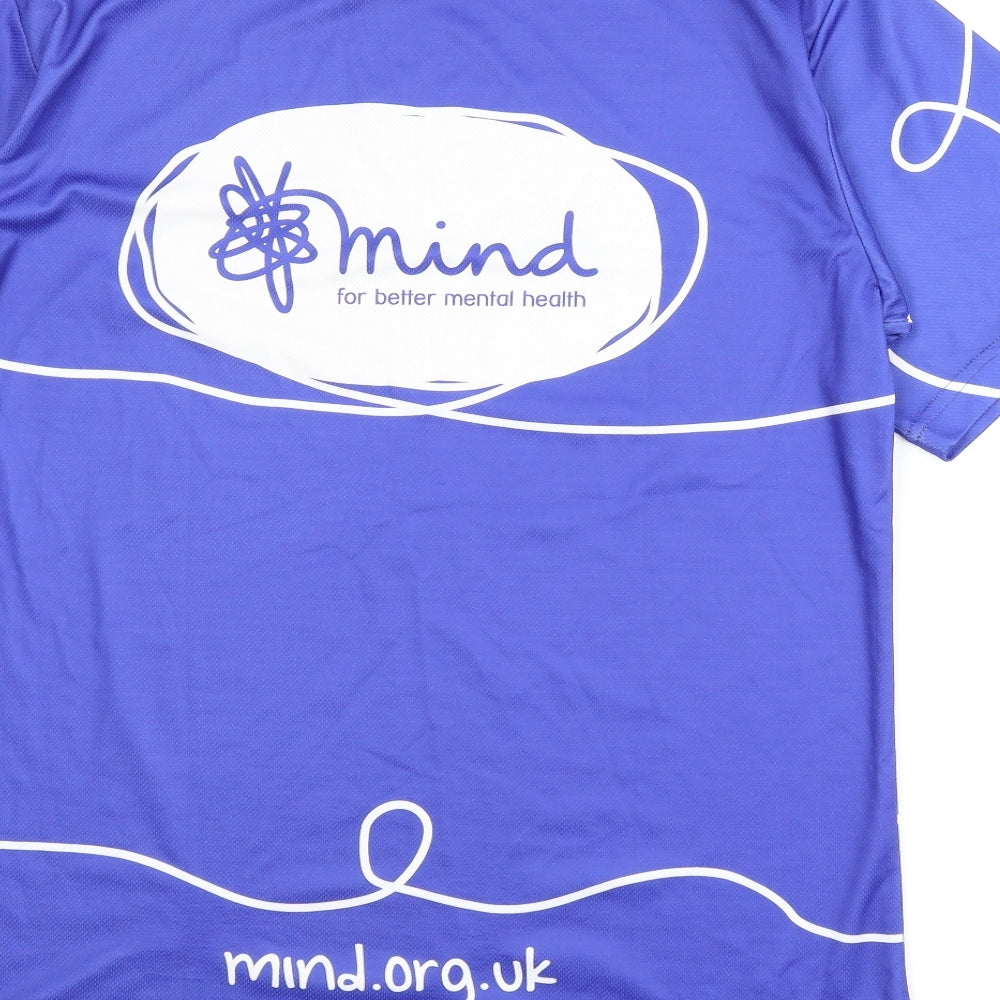 Mind Mens Blue   Basic T-Shirt Size L