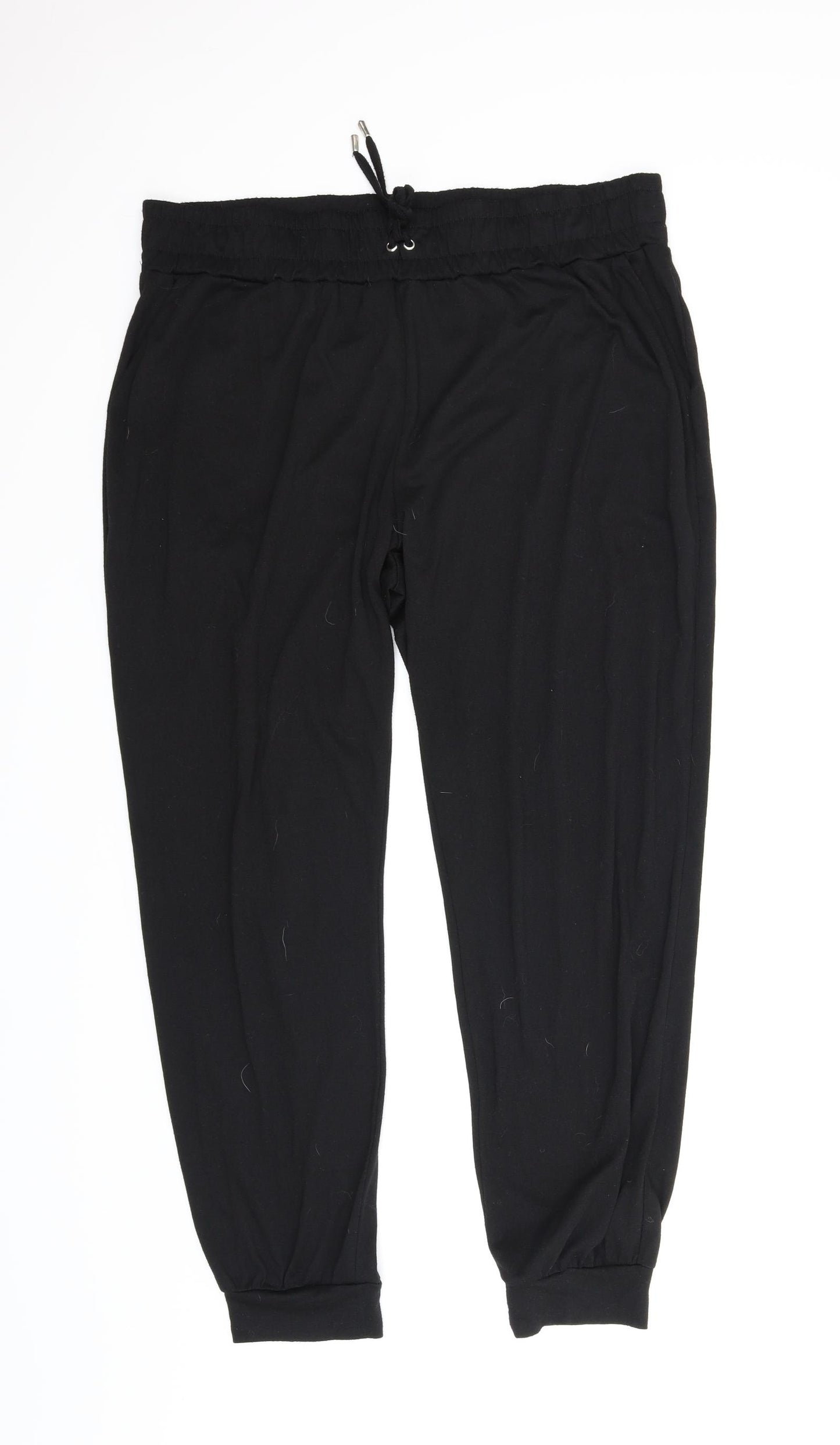 Primark Womens Black   Jogger Leggings Size L L27 in