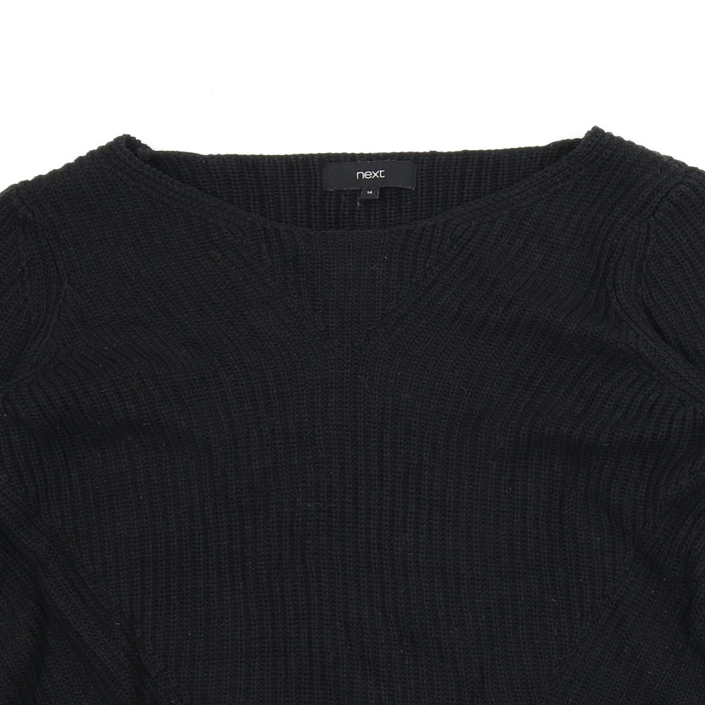 NEXT Womens Black   Pullover Jumper Size 14