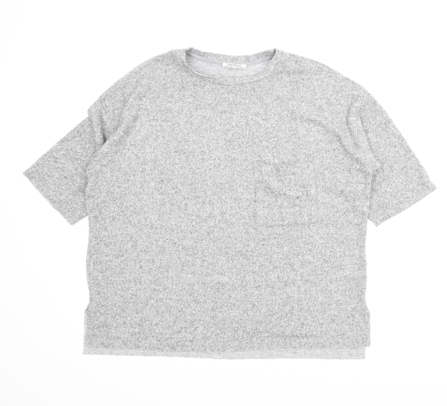Zara Womens Grey   Pullover Jumper Size M