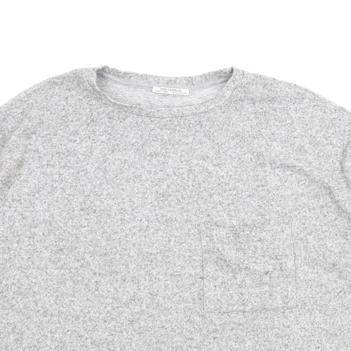 Zara Womens Grey   Pullover Jumper Size M