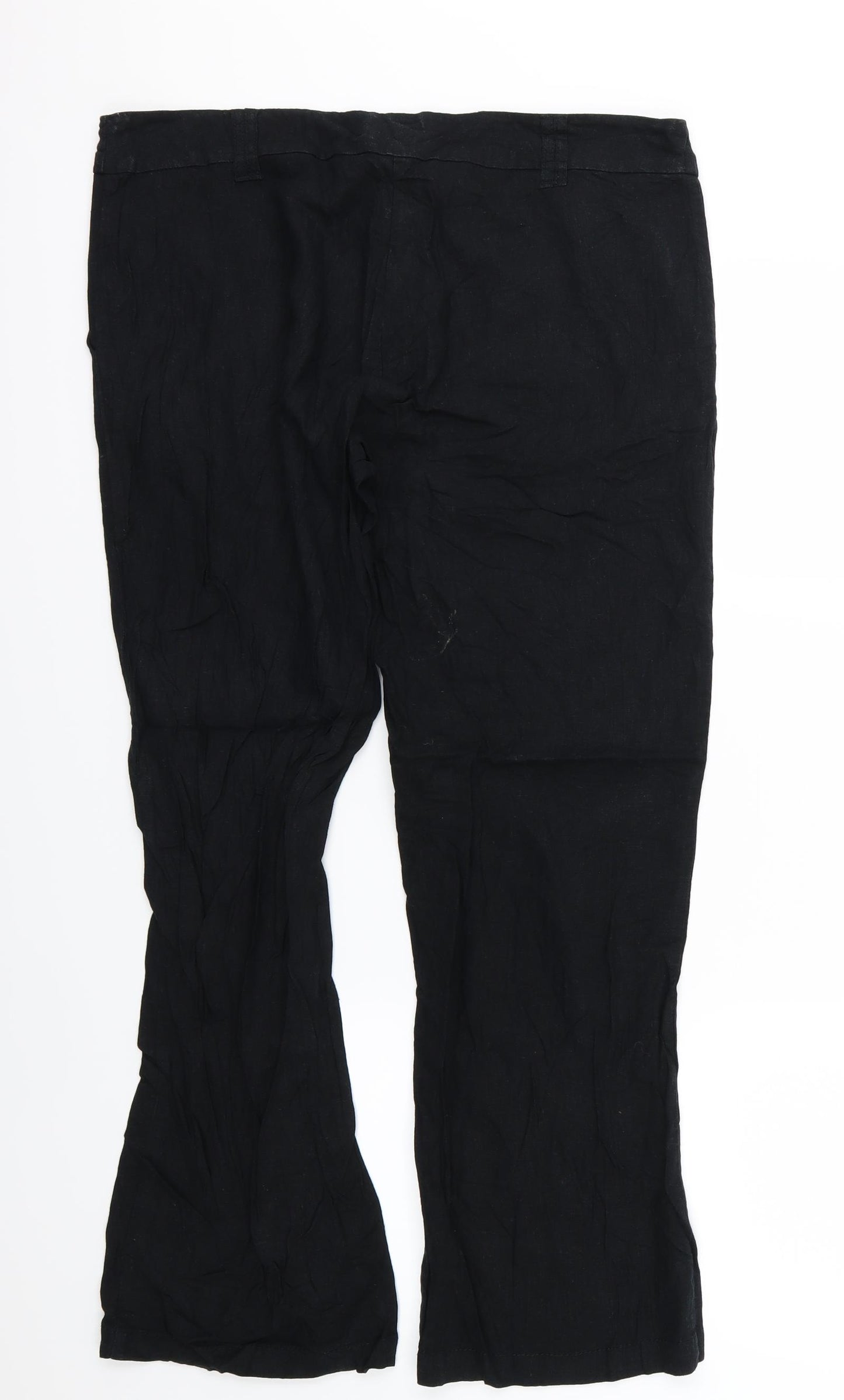 George Womens Black   Trousers  Size 16 L30 in