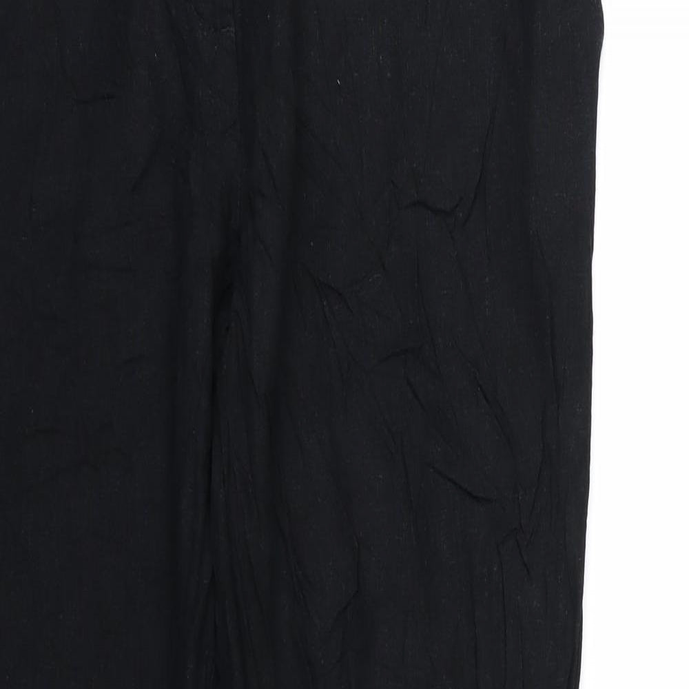 George Womens Black   Trousers  Size 16 L30 in