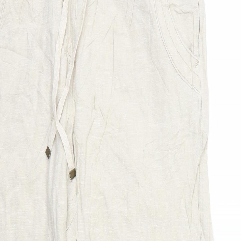 George Womens Beige   Trousers  Size 12 L29 in