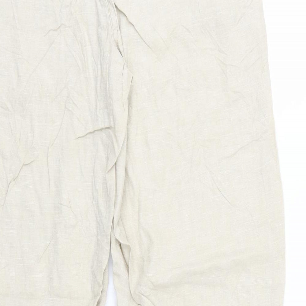 George Womens Beige   Trousers  Size 12 L29 in