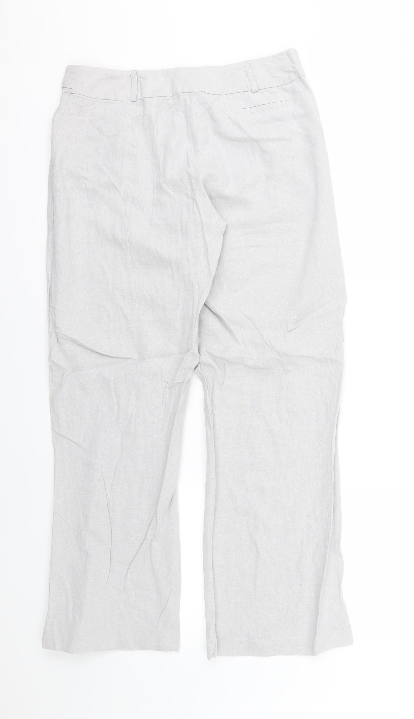 F&F Womens Grey   Trousers  Size 8 L28 in