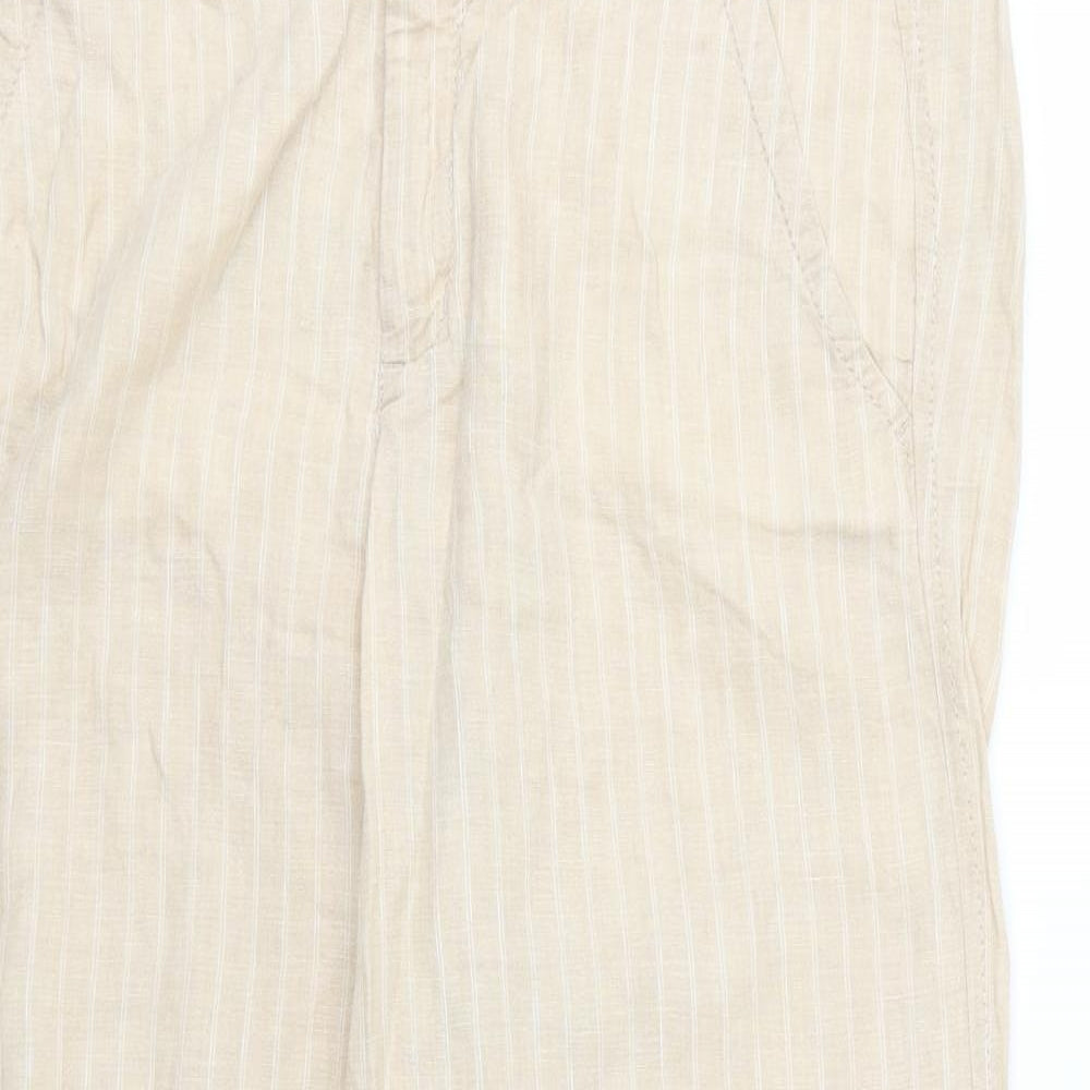 Esprit Womens Brown Striped  Trousers  Size 12 L29 in