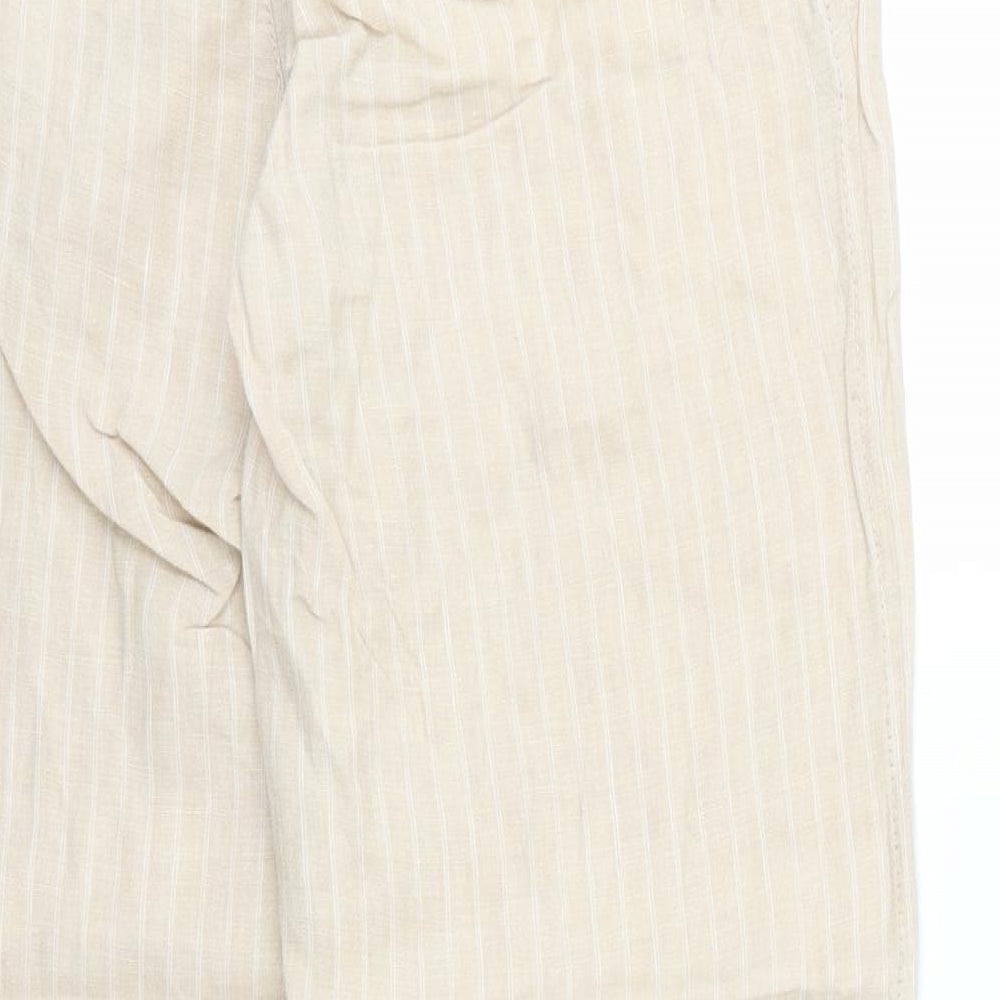 Esprit Womens Brown Striped  Trousers  Size 12 L29 in