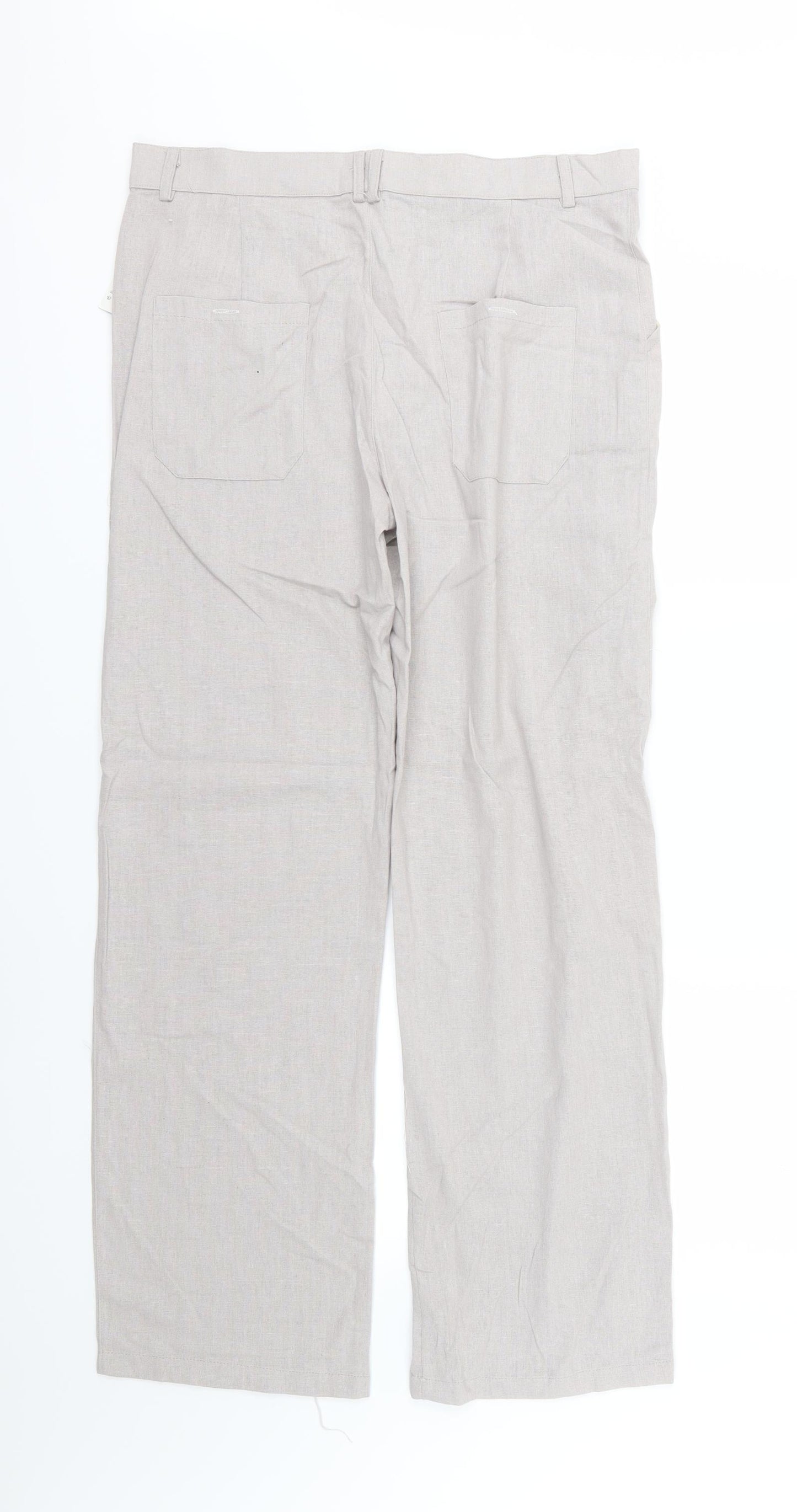 Luther Men Mens Grey   Trousers  Size 34 in L31 in