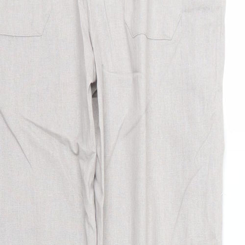 Luther Men Mens Grey   Trousers  Size 34 in L31 in
