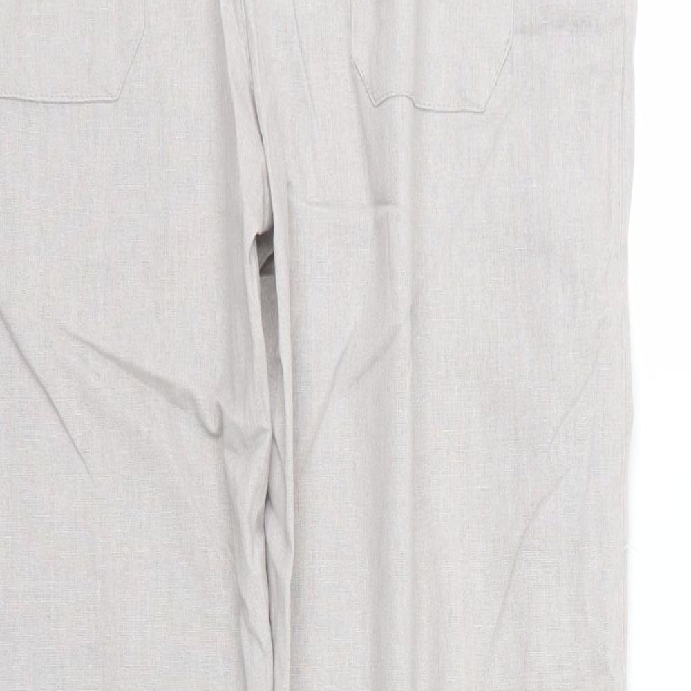 Luther Men Mens Grey   Trousers  Size 34 in L31 in