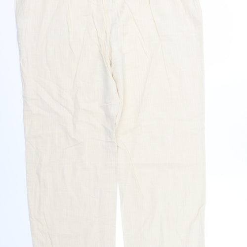Preworn Womens Beige   Trousers  Size 42 in L31 in