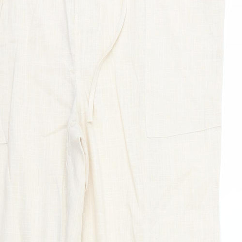 Preworn Womens Beige   Trousers  Size 42 in L31 in