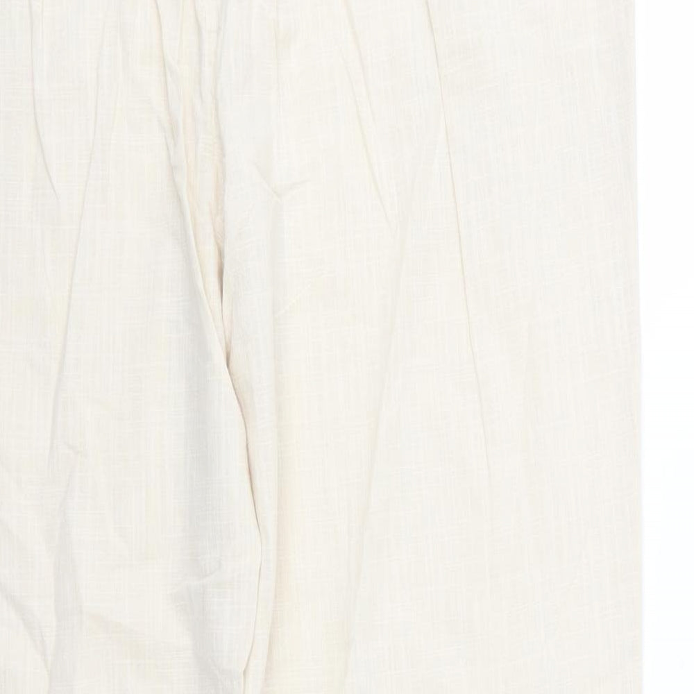 Preworn Womens Beige   Trousers  Size 42 in L31 in