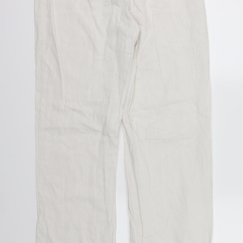 George Womens Ivory   Trousers  Size 12 L31 in