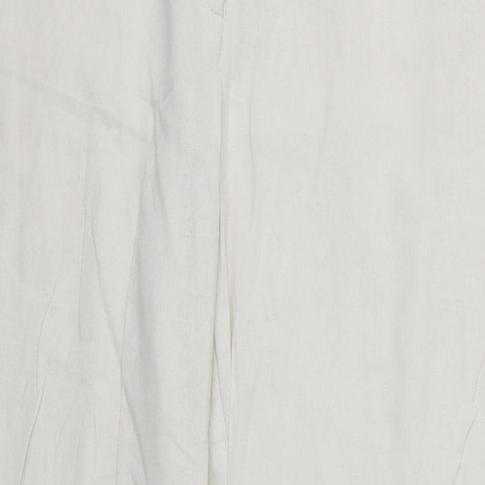 George Womens Ivory   Trousers  Size 12 L31 in