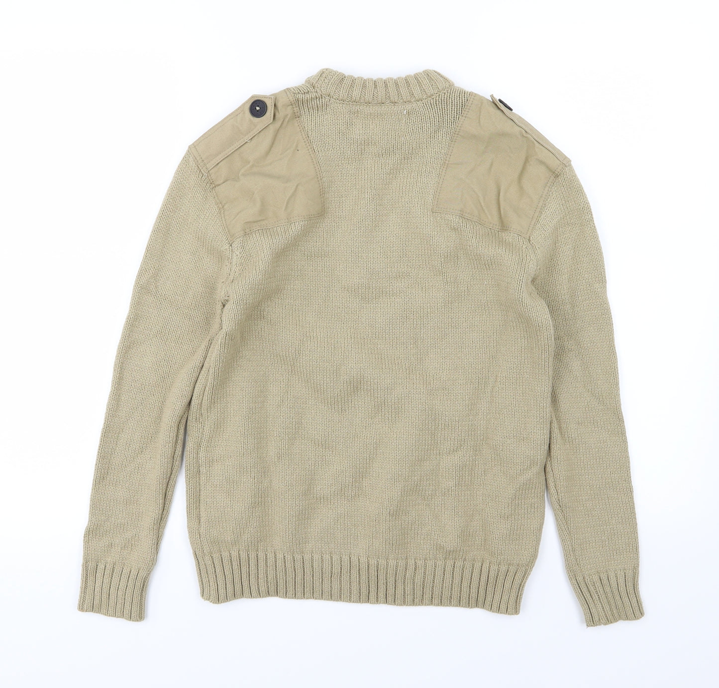 Zara Boys Brown  Knit Pullover Jumper Size 11-12 Years