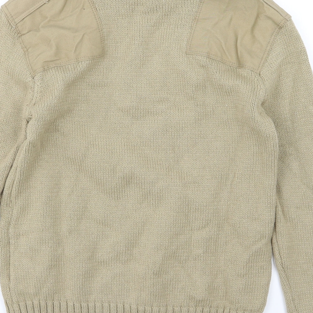 Zara Boys Brown  Knit Pullover Jumper Size 11-12 Years