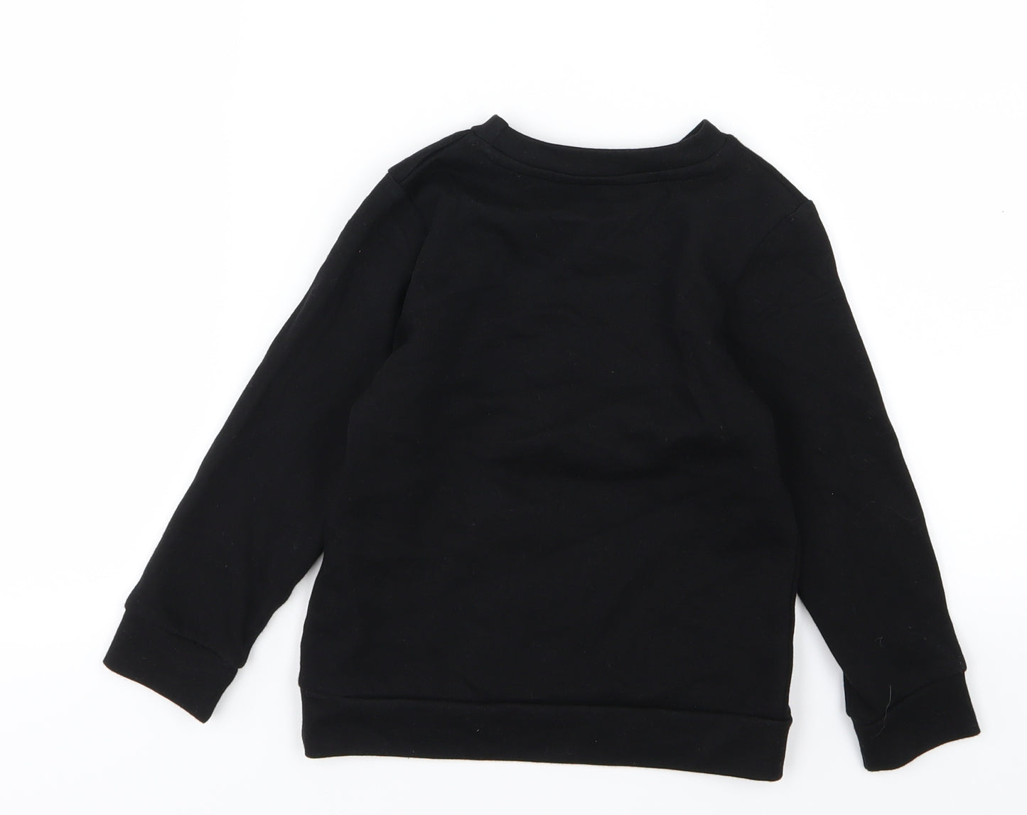 My Rocking Kids Girls Black Animal Print Jersey Pullover Sweatshirt Size 3-4 Years  - Mama's Girl