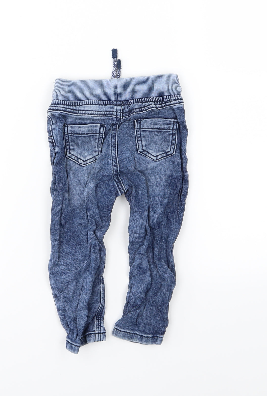 F&F  Blue  Denim Jogger Jeans Size 12-18 Months