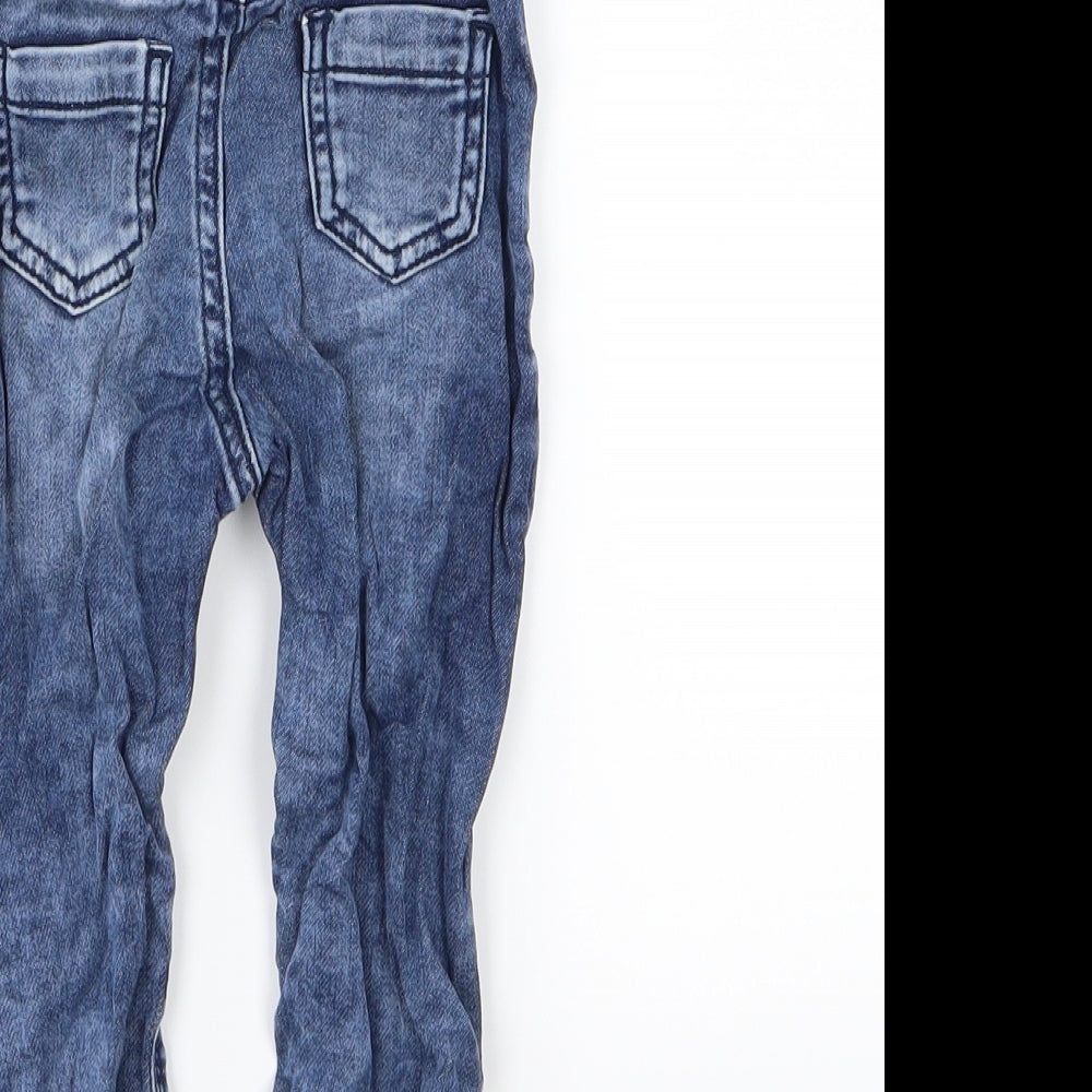 F&F  Blue  Denim Jogger Jeans Size 12-18 Months