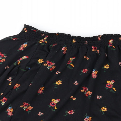 Divided by H&M Womens Black Fair Isle  Basic Blouse Size M