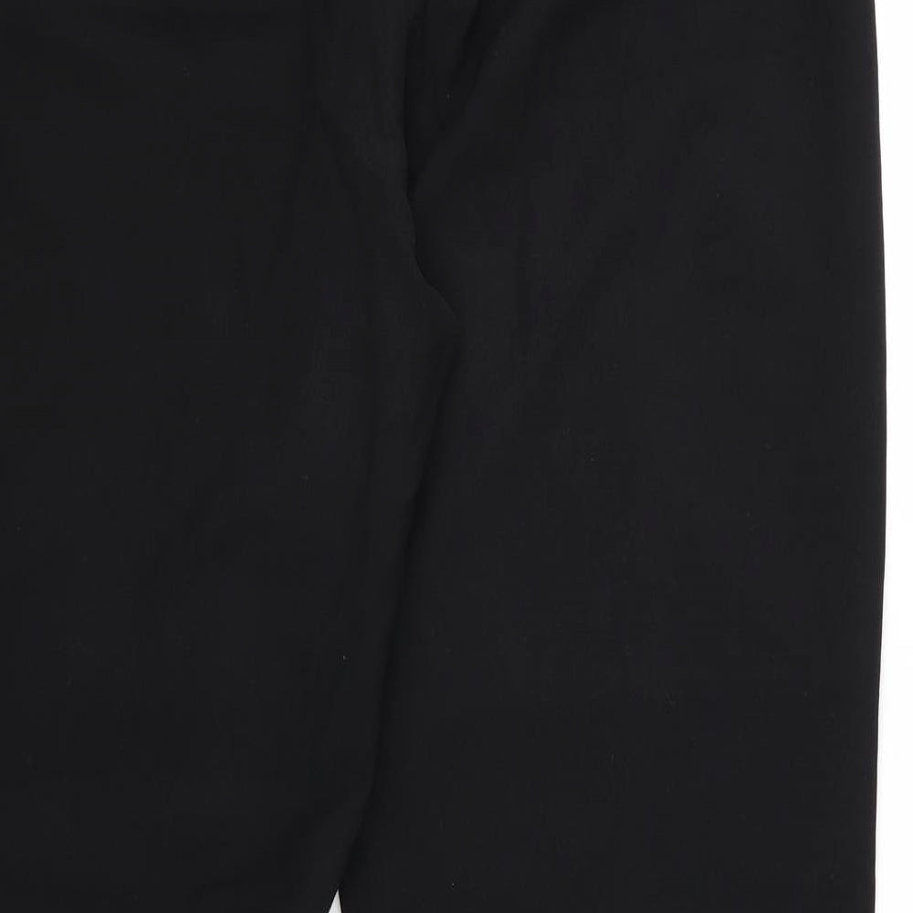 Debenhams Womens Black  Rayon Trousers  Size 14 L30 in