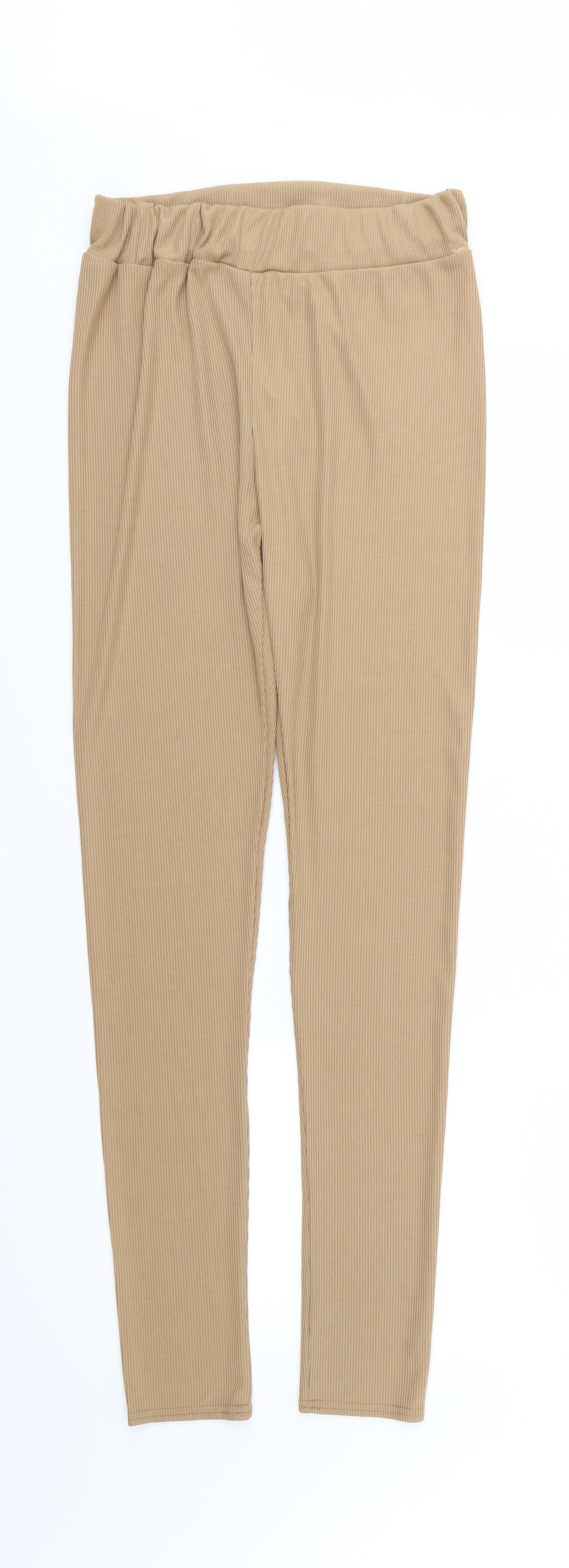 Boohoo Womens Brown    Leggings Size 10 L31 in