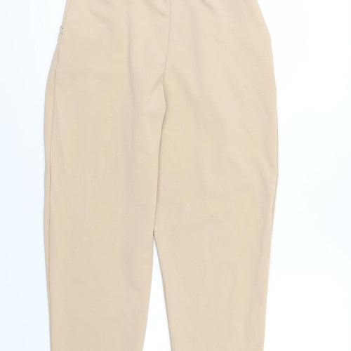 Stylewise Womens Beige   Trousers  Size 12 L26 in