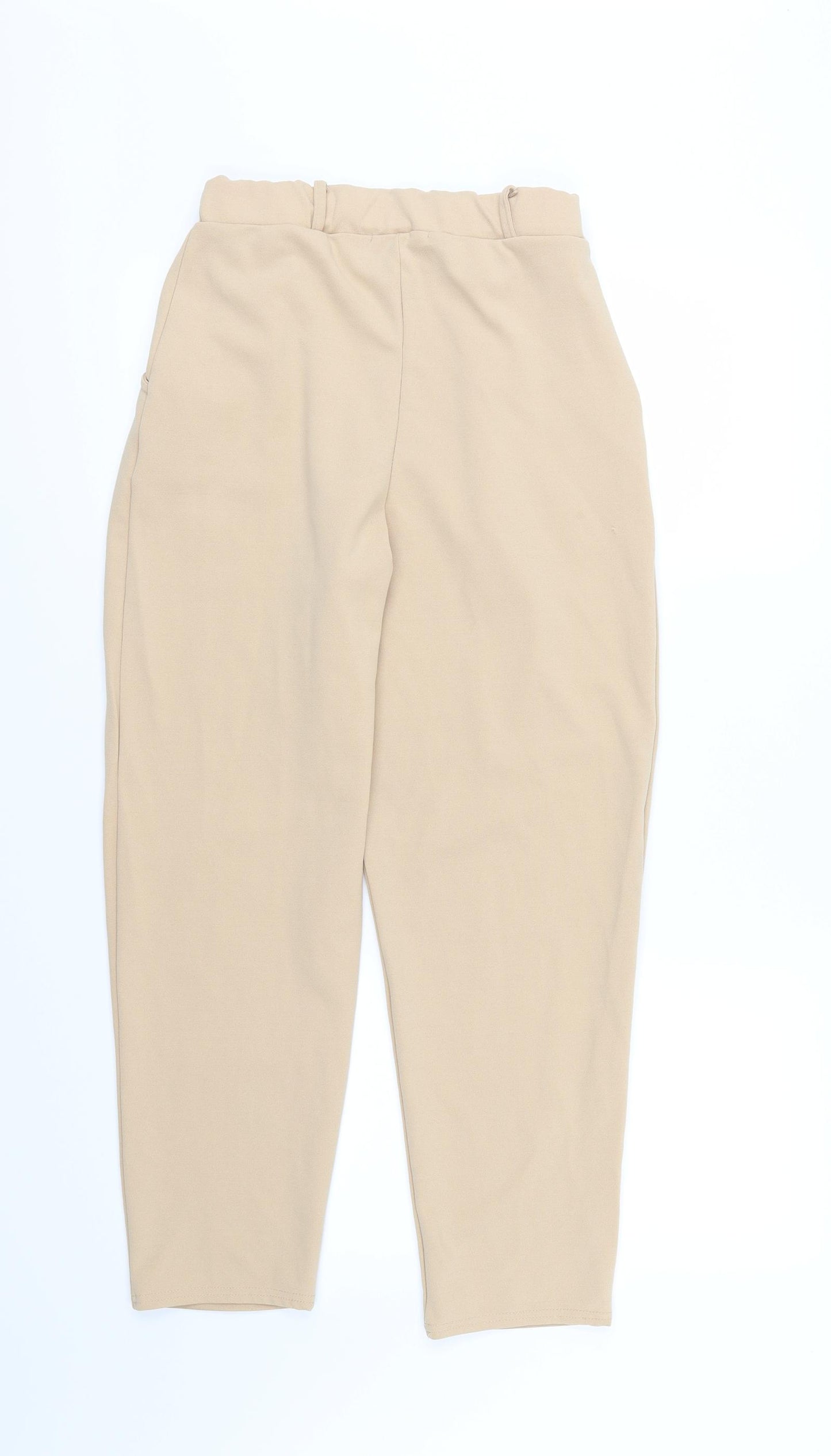 Stylewise Womens Beige   Trousers  Size 12 L26 in
