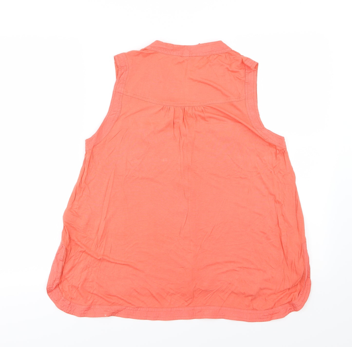 NET Womens Pink  Jersey Basic Blouse Size 10