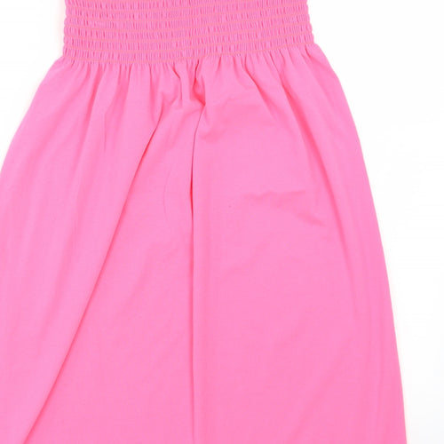 Boohoo Womens Pink  Jersey A-Line  Size 10
