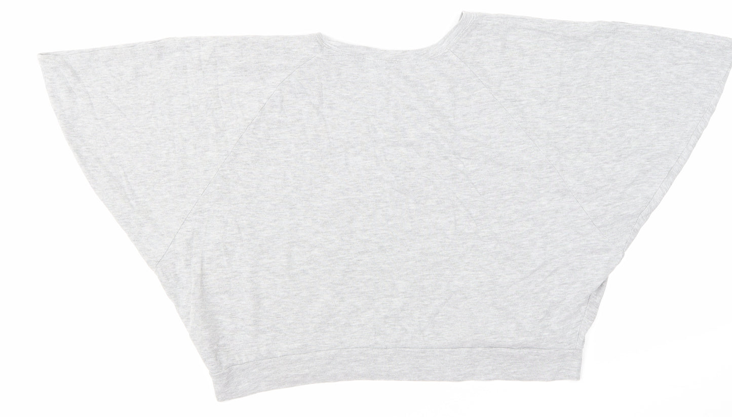 TU Womens Grey   Cropped T-Shirt Size 16