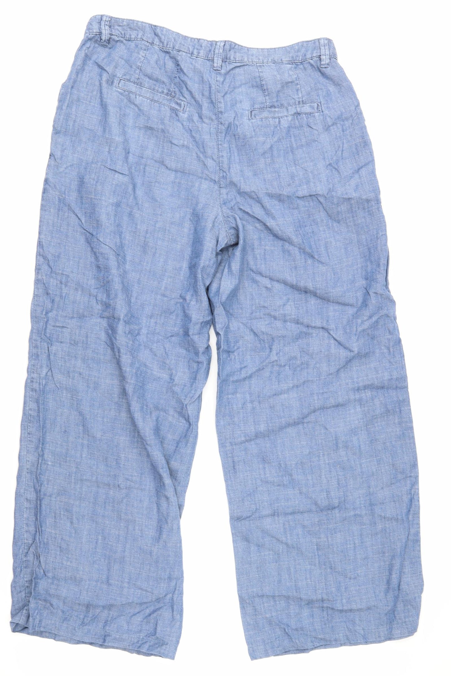NEXT Womens Blue  Denim Sweatpants Trousers Size 14