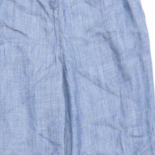 NEXT Womens Blue  Denim Sweatpants Trousers Size 14