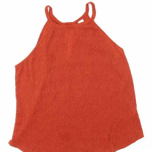 Riverisland Womens Orange   Basic T-Shirt Size 16