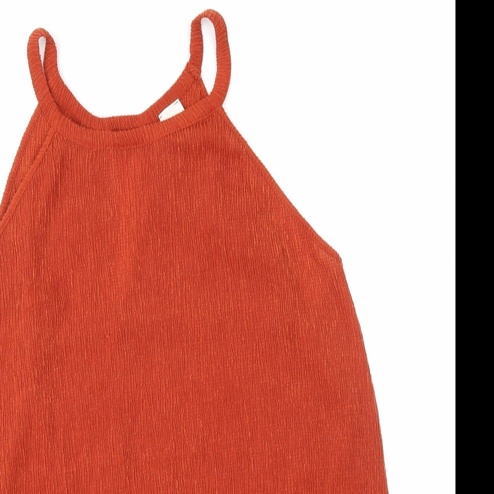 Riverisland Womens Orange   Basic T-Shirt Size 16