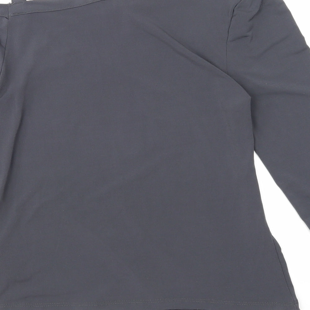 NewLook Womens Grey   Basic Blouse Size 10