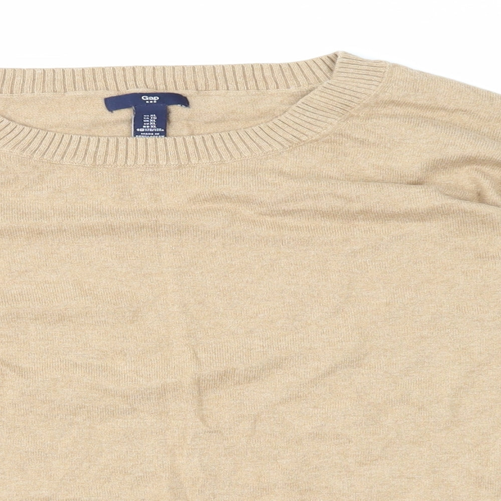 Gap Mens Beige   Pullover Sweatshirt Size XL