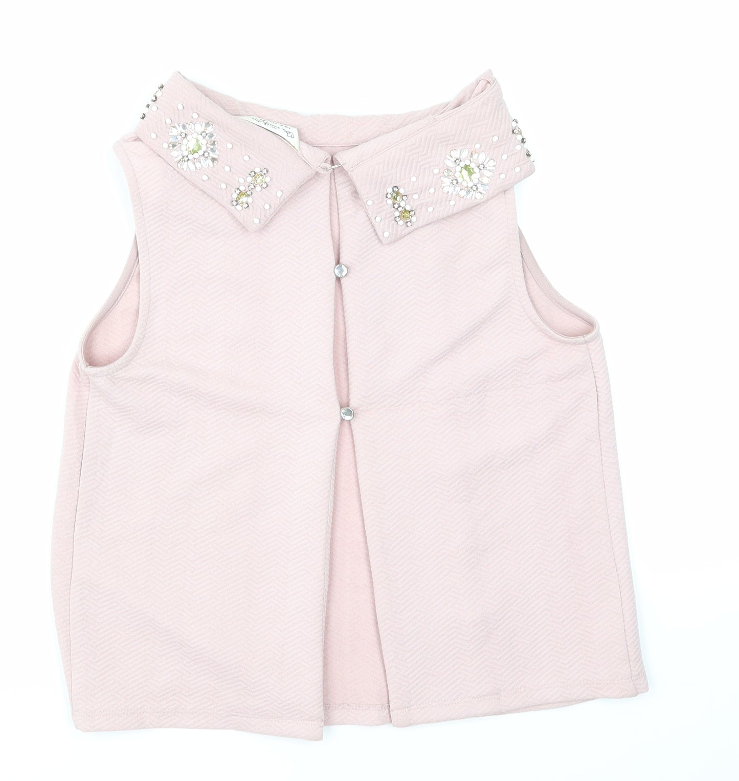 Miss Selfridge Womens Pink   Basic T-Shirt Size 8