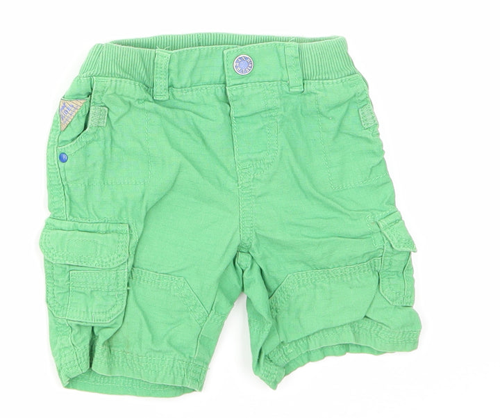 NEXT Green Cropped Trousers Size 9-12 Months