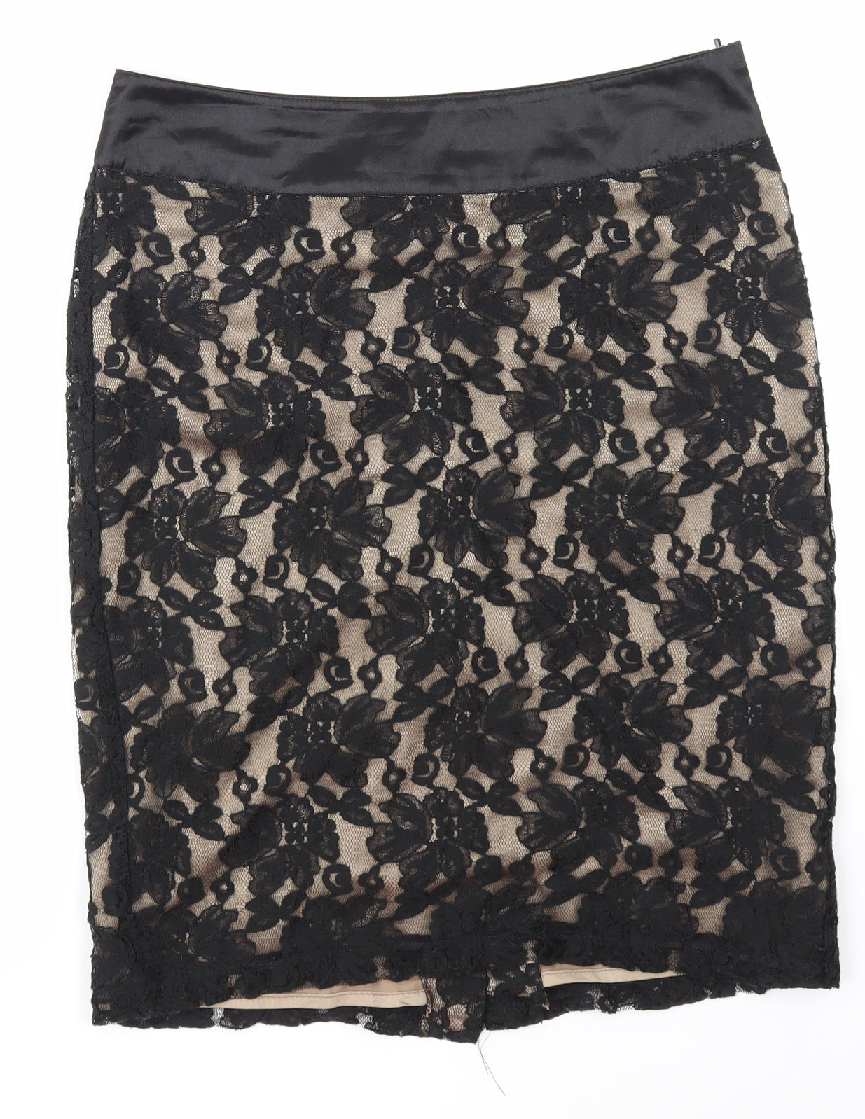NEXT Womens Beige  Lace Straight & Pencil Skirt Size 10
