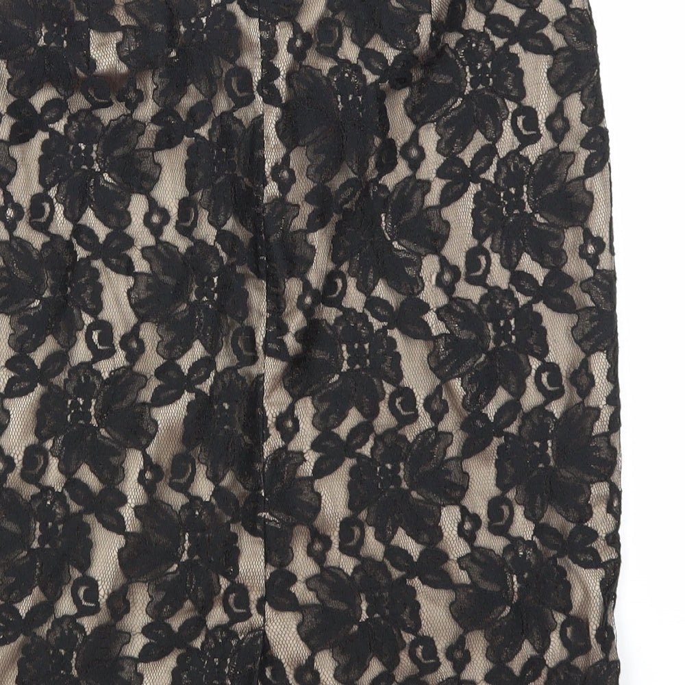 NEXT Womens Beige  Lace Straight & Pencil Skirt Size 10