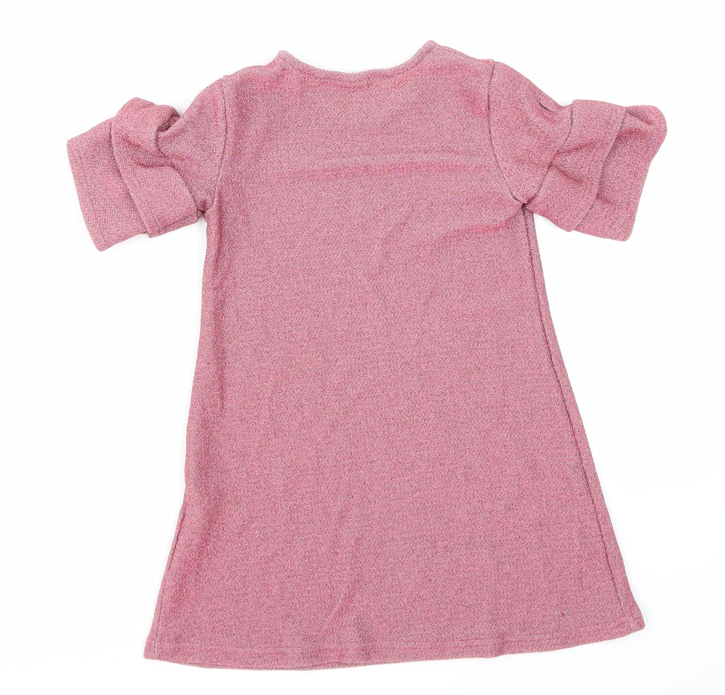 NEXT Girls Pink   Skater Dress  Size 3 Years