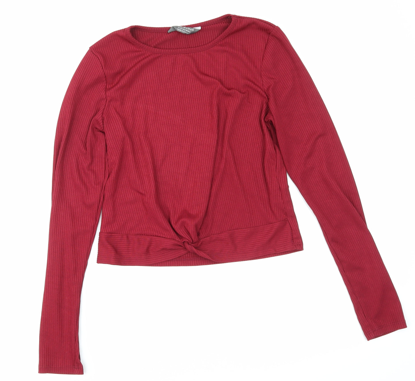 Primark Girls Red   Basic T-Shirt Size 13-14 Years