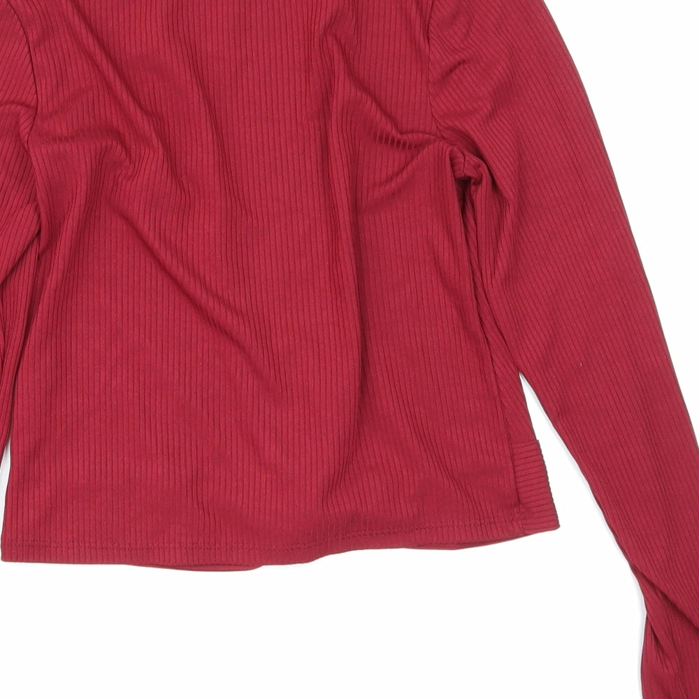 Primark Girls Red   Basic T-Shirt Size 13-14 Years