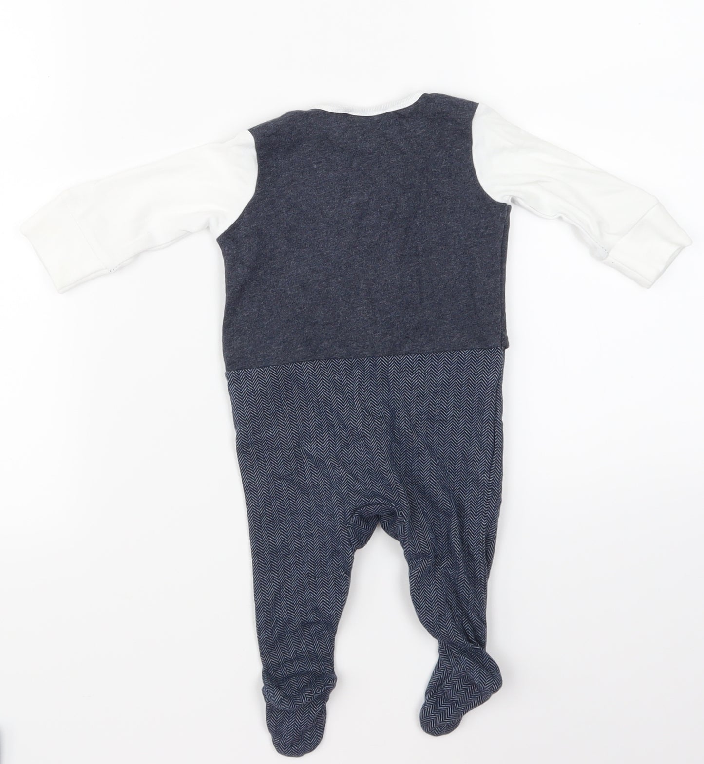 NEXT Boys Blue   Babygrow One-Piece Size 0-3 Months